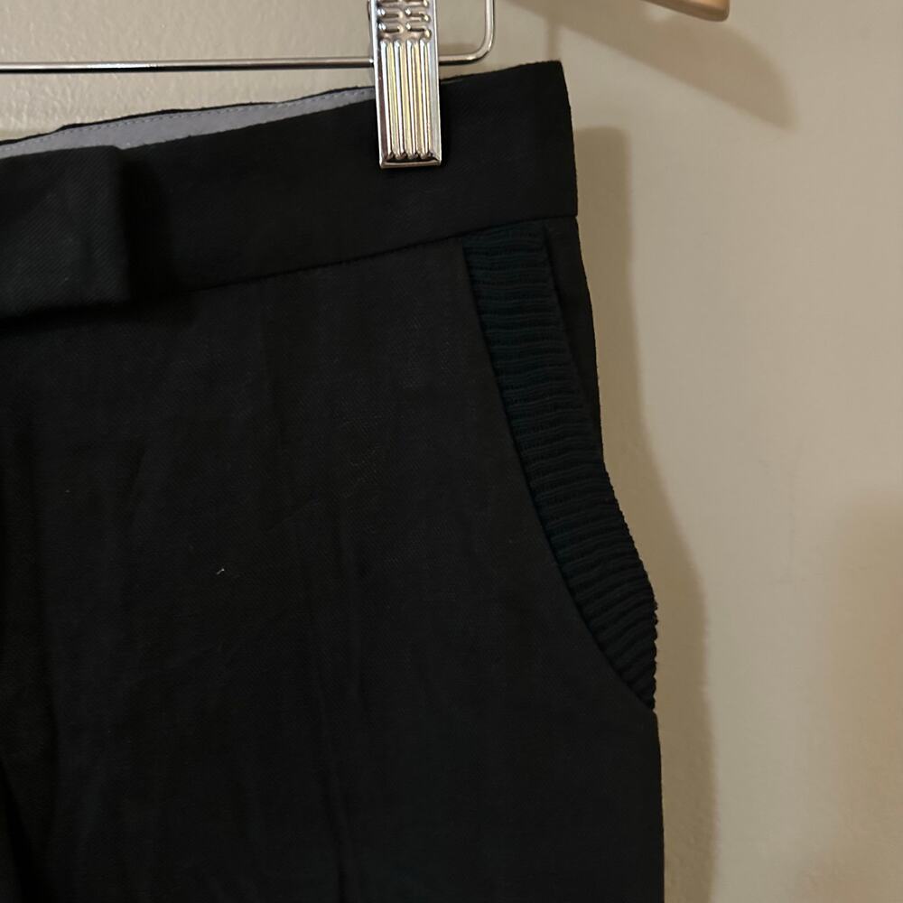 Stella McCartney Black Linen Straight Leg Trousers Size 36 - Picture 7 of 9